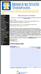 Mobile Screenshot of mo-thespians.com